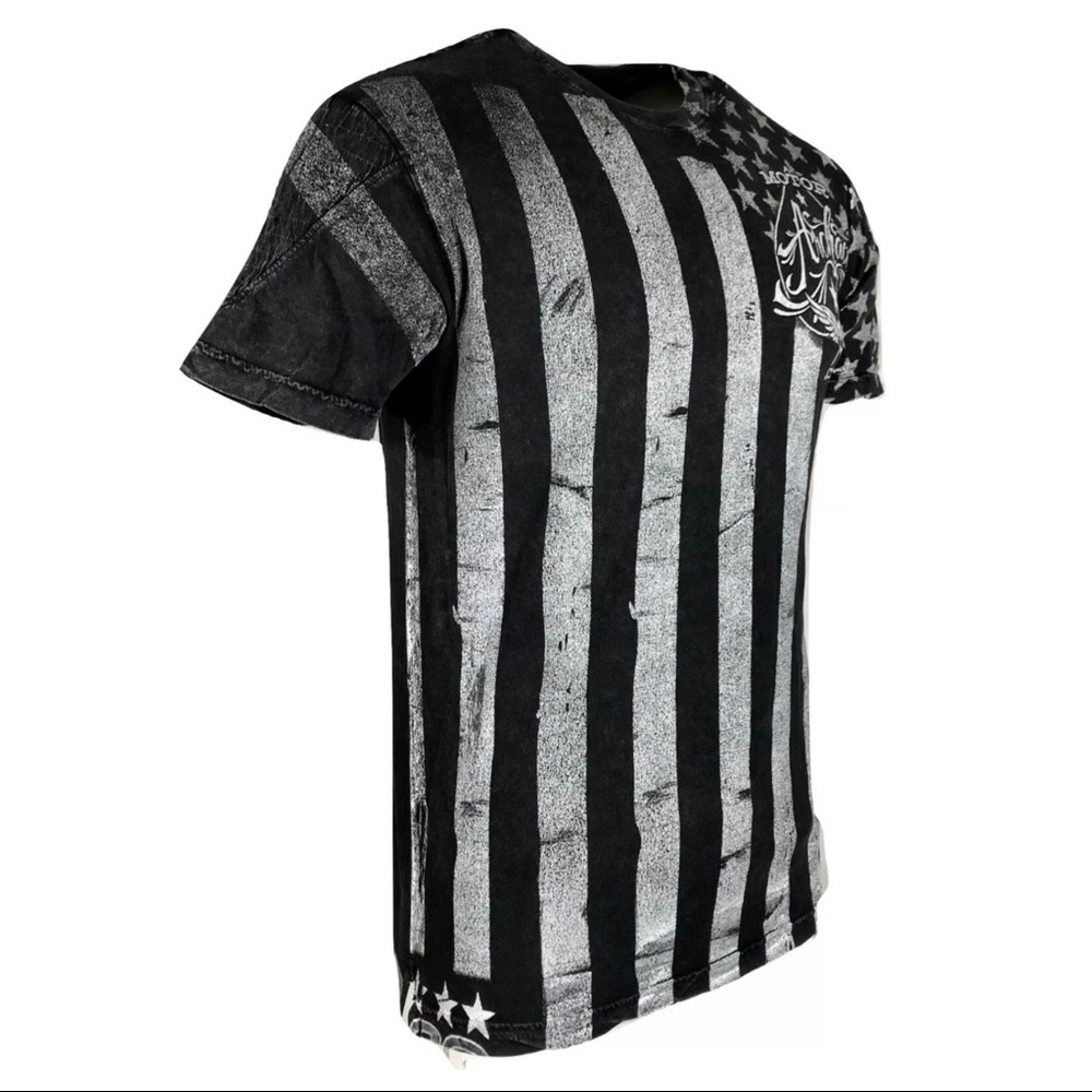 ARCHAIC by AFFLICTION Mens T-Shirt NATION USA FLAG - Picture 8 of 9